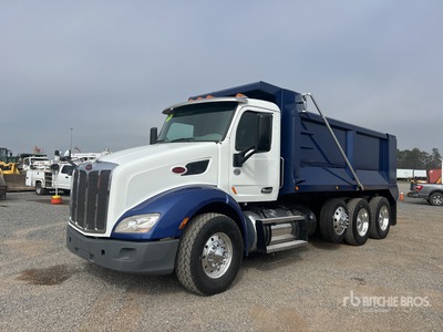 2019 Peterbilt 579 8x4 Tri/A Dump Truck