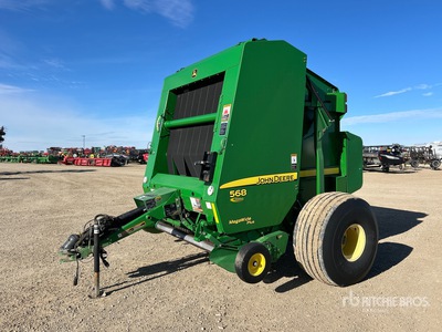 2012 John Deere 568 MegaWide Ronde balenpers
