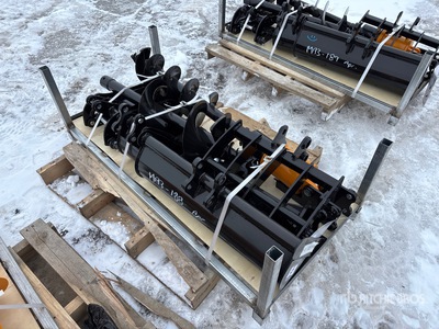 Quantity of (8) 2026 GIYI VCA-8 Mini Excavator Attachments - Fits Cat 301 (Unused)