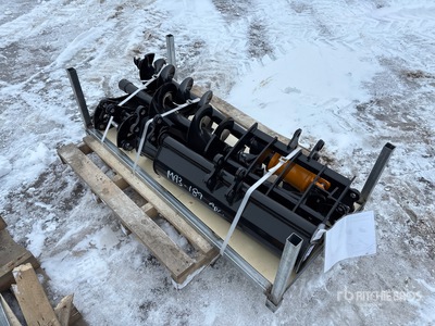 Quantity of (8) 2026 GIYI VCA-8 Mini Excavator Attachments - Fits Cat 301 (Unused)