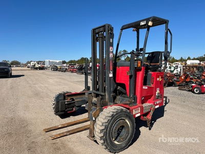 2016 Moffett M8 55.4 T4 5500 lb 3x3 Truck Mounted Forklift