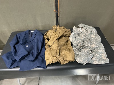 (2) Pairs of Fuel Handler's Coveralls, (21) Men's Coats & Assorted Items