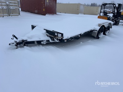 Custom Built 16 ft T/A Equipment Trailer (Inoperable)