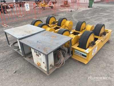 Quantity of (4) pipe rollers