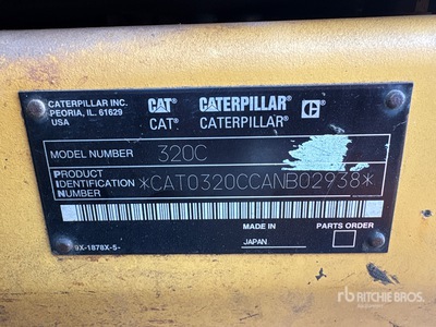 2002 Cat 320 Tracked Excavator