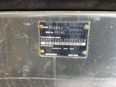 2014 Komatsu PC240LC-10 Pelle Hydraulique sur Chenilles