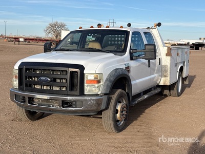 2008 Ford F-450 XL Super Duty 4x4 Crew Cab Service Truck