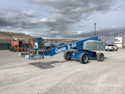 2005 Genie S60 4WD Diesel Telescopic Boom Lift