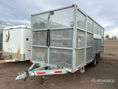 2015 Industrial Vacuum Equipment IVT-1073 20 ft T/A Rimorchio portautensili