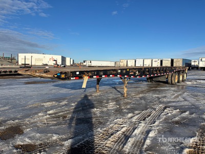 2014 Doepker 53 ft Tri/A Flatbed Oilfield Trailer