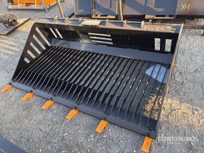 2026 GIYI GY-RB66 66 in Skeleton Skid Steer Bucket (Unused)