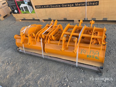 Quantity of (8) 2026 GIYI Cat 301 VCA-8 Excavator Attachments (Unused)
