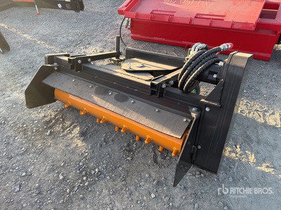 2026 GIYI GY-LPR42 42 in Mini Skid Steer Power Rake (Unused)