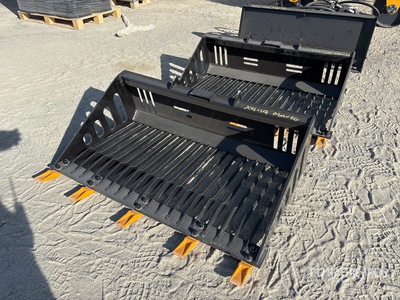 2026 GIYI GY-RB44 44 in Skeleton Mini Skid Steer Bucket (Unused)