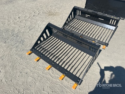 2026 GIYI GY-RB44 44 in Skeleton Mini Skid Steer Bucket (Unused)