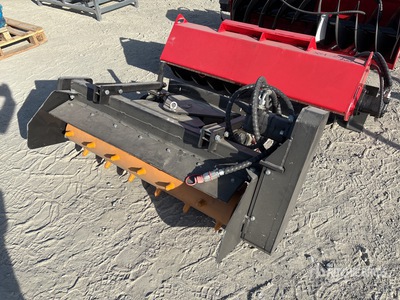2026 GIYI GY-LPR42 42 in Mini Skid Steer Power Rake (Unused)