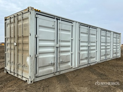 2025 40 ft High Cube Multi-Door Storage Container