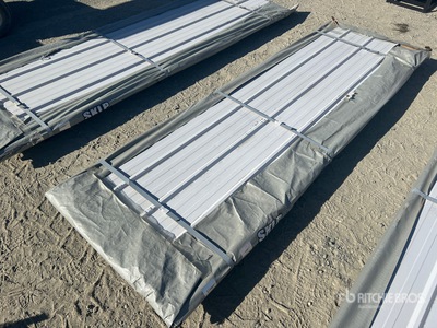 Quantity of (50) 2026 SKLP SK-XH50 10 ft Galvalume Steel Sheets (Unused)