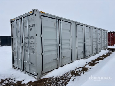 2026 40 ft High Cube Multi-Door Storage Container