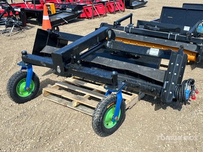 2026 GIYI GY-PR71 71 in Skid Steer Power Rake Accessorio per mini pala (Unused)