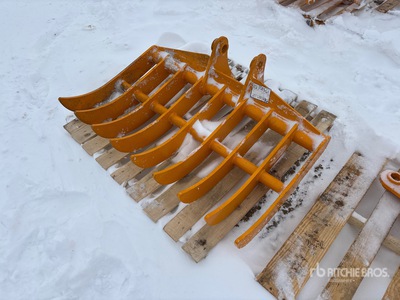 2026 GIYI 45 in Excavator Rake - Fits Cat 307 (Unused)
