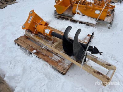 2026 GIYI 16 in Excavator Auger - Fits Cat 305 (Unused)
