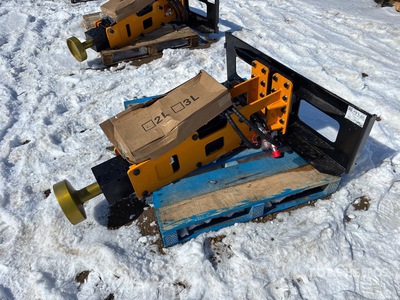 2026 GIYI GY-D680 Skid Steer Post Driver (Unused)