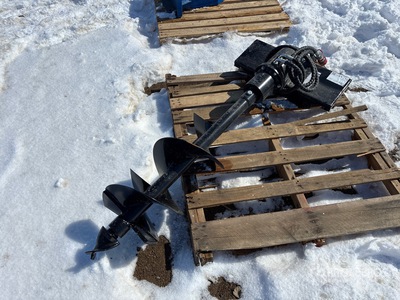 2026 GIYI 12 in Mini Skid Steer Auger (Unused)