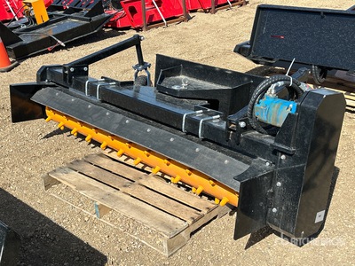 2026 GIYI GY-LPR71 71 in Skid Steer Power Rake Accessorio per mini pala (Unused)