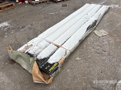 Quantity of (100) 2026 SKLP SKH100 12 ft Sheets Galvalume Steel Siding Roofing (Unused)