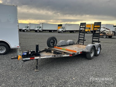 2022 Snake River 10 ft T/A Equipment Trailer