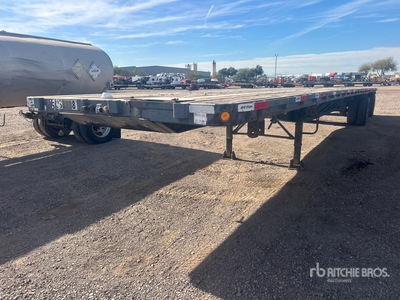 2001 Lufkin 48 ft T/A Spread Axle Flatbed Trailer