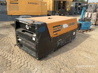 2015 Atlas Copco XA137DD Skid-Mounted Air Compressor (Inoperable)
