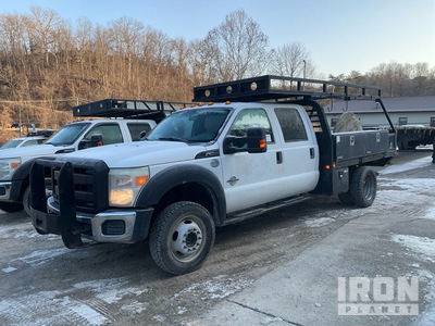 2016 Ford F-550 4x4 Crew Cab شاحنة مسطحة