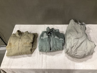 (2) Cold Weather Shirts, (14) Cold Weather Jackets & Assorted Items