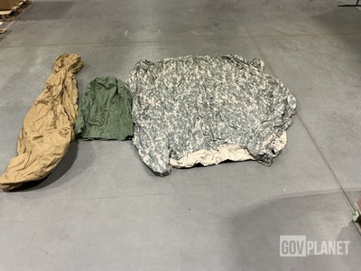 (26) Tarpaulins, (11) Bivy Covers, (31) Clothing Bags & Assorted Items