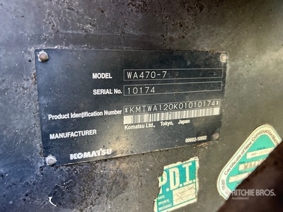 2015 Komatsu WA470-7 Chargeuse sur roues