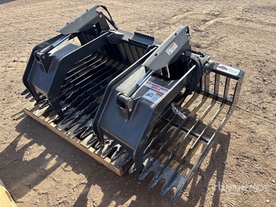 Stout HD72-3 72 in Rock Grappin pour chargeuse (Unused)