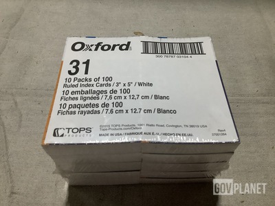 (52,300) Index Cards