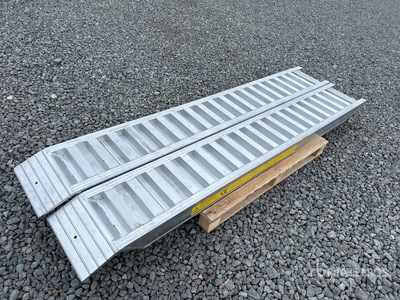 Quantity of (2) 2025 Aluminium Loading Ramps (Unused)