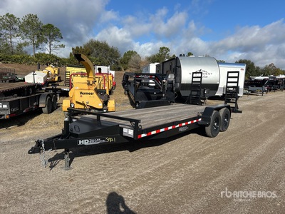 2026 HD Trailer Solutions EQ15 20 ft T/A Equipment Trailer (Unused)