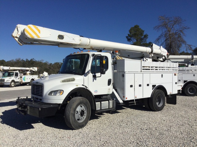 2013 Altec AM855 55 ft on 2013 Freightliner M2 106 4x2 Bucket Truck