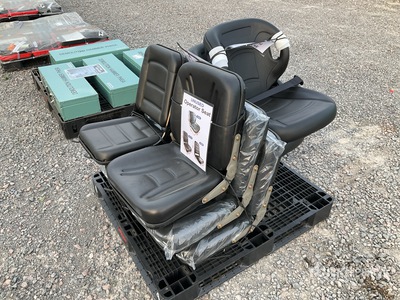 Quantity of (9) 2025 SET Lote de Asientos para Operador (Sin Usar) / Operator Seats Attacco per escavatore (Unused)