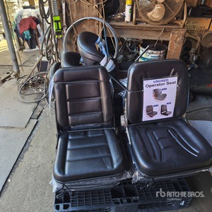 Quantity of (9) 2025 SET Lote de Asientos para Operador (Sin Usar) / Operator Seats Varios, accesorio para excavadora (Unused)