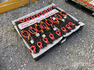 Quantity of (8) 2025 Mackman G80 Lote de Eslingas de Cadena (Sin Usar) / Double Leg Chain Eslinga (Unused)