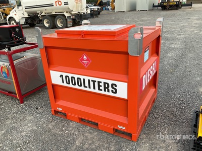 2025 1000 L Skid Mounted Steel Diesel Tanque de Combustible (Sin Usar) / Fuel Tank (Unused)