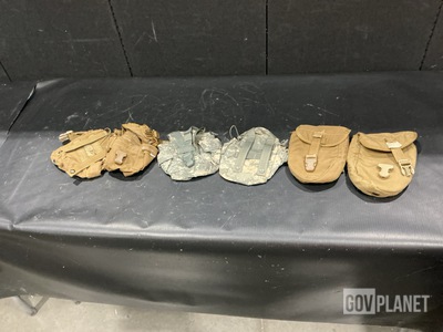 (154) Entrenching Tool Carriers, (233) Canteen Pouches & Assorted Items