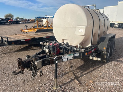2014 Wylie 1000 gal T/A Water Tank Trailer