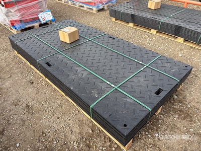 Quantity of (12) 2026 SKLP SK-LJB12 94 in x 47 in Polyethylene Traffic Plates (Unused)