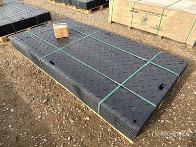 Quantity of (12) 2026 SKLP SK-LJB12 94 in x 47 in Polyethylene Traffic Plates (Unused)